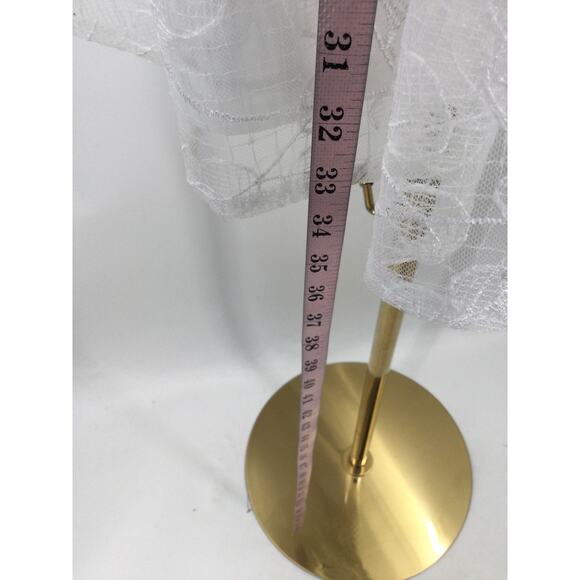 LULU'S L Precious Approach White Embroidered Strapless Tulle Mini Dress NEW 0B13 - Picture 4 of 8